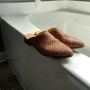 Nisolo woven leather mule